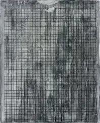 Dean Levin, Untitled, 2014, oil, acrylic, ink and polycrilic on linen
