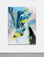 GuytonWalker, Untitled, 2006, silkscreen and inkjet on canvas laid on board