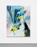 GuytonWalker, Untitled, 2006, silkscreen and inkjet on canvas laid on board