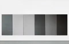 Alan Charlton, Painting in Six Parts, 1988, acrylic on canvas