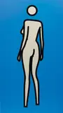 Julian Opie, Sara gets undressed. 32, 2003, vinyl
