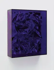 Untitled by Anselm Reyle, 2013, mixed media on canvas, acrylic glass, sold Dec 2015
