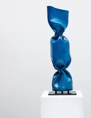 Laurence Jenkell, Bonbon Bronze Patine Bleue (No. 2768), 2013, blue patinated bronze