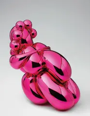 Jeff Koons, Dom Pérignon Balloon Venus (Magenta), 2013, Lacquered polyurethane resin in two parts, with Dom Pérignon Rosé Vintage 2003, and maintenance kit,