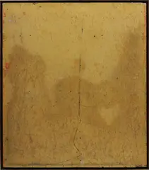 Sebastian Lloyd Rees, Hoarding (proprietære fargerom 001), 2014, industrial paint, pollution, water, wood, tape, spray glue