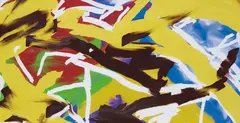 Microsoft Store Painting by Michael Manning, 2013, acrylic and digital print on canvas, offered Dec 2015