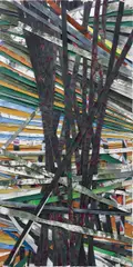 Matthew Chambers, That It Is Possible For Intelligence To Move, 2010, oil and acrylic on canvas