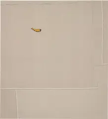 Untitled by Sergej Jensen, 2011, fabric on sewn linen, offered Dec 2015