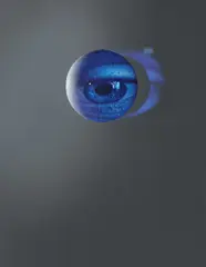 Tony Oursler, Untitled, 2002, projection, foam, resin, fiberglass, acrylic