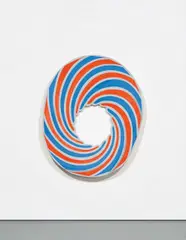 Blair Thurman, Jiffy Pop I (CCKSCKR HAT III), 2012, acrylic and canvas on wood