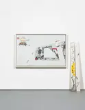 Marilyn Minter, Two Works: (i) Food No. 1, 1987; (ii) Untitled (Diptych), 1988, (i) enamel on canvas (ii) enamel on panel