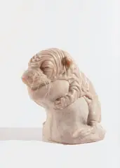 Bryan Crockett, Lust, 2001, marble, nylon filament, mirrored eyes