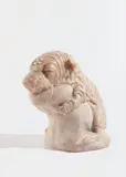 Bryan Crockett, Lust, 2001, marble, nylon filament, mirrored eyes