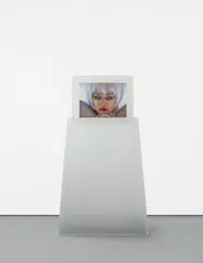 Mariko Mori, Miko No Inori (Mirage), 1996, digital photo, glass, Plexiglas stand