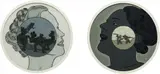 Conrad Botes, Two works: (i) Untitled; (ii) Untitled, n.d., oil on reverse glass