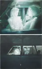 Lisa Brice, Two works: (i) Car; (ii) A + R Car, 2005, gesso on canvas