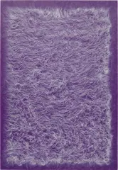 Karl Norin, Rug Painting, 2014, faux fur vacuumed in a vacuum seal