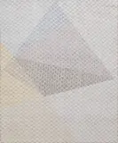 Mark Barrow, NNX, 2010, acrylic on hand-loomed linen