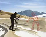 Alberto Ibáñez Cerda, Dry Land, 2004, acrylic on canvas