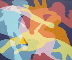 Lyle Starr, Red Rover, 2004, acrylic on canvas