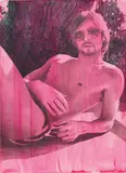Christoph Schmidberger, Man with Sunglasses, 2002, acrylic and graphite on MDF