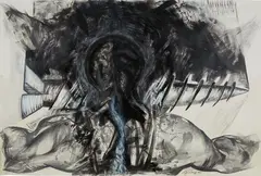 Untitled by Gloria Lorenzo, 1994, ink, graphite and pencil on paper, sold Dec 2015