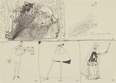 Untitled by Gia Gugushvili, 2008, ink on paper, sold Dec 2015