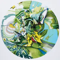 Stepan Ryabchenko, Electronic Notos, 2015, digital print on aluminium