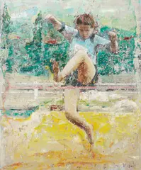 Victor Sydorenko, From Cycle, Ultra-C, 2001, oil on canvas