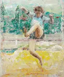 Victor Sydorenko, From Cycle, Ultra-C, 2001, oil on canvas