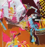 Rosson Crow, Letter to Philadelphia, 2003, oil, enamel, spray paint and acrylic on canvas