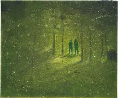 Glade by Elizabeth Magill, 2004, oil on canvas, sold Dec 2015