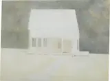 Jānis Avotins, The First Day (House With Man) 362, 2004, oil on canvas