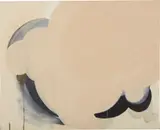 Untitled (Brown Abstract) by Agnieszka Brzeżańska, 2005, acrylic on canvas, offered Dec 2015