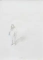 Claire Harvey, Laundry, 2006, graphite on vellum