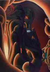 Christian Ward, Black Sun, 2005, oil on canvas