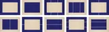 Untitled by Donald Judd, 1988, The complete set of 10 woodcuts in ultramarine blue, on Okawara paper, five with full margins, five the full sheets, wit, sold Jan 2015