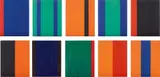 Untitled by Günther Förg, 2001, Ten plywood panels painted in acrylic in colours,, sold Jan 2015