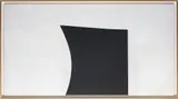 Alberto Burri, Grande Bianco e Nero, 1981, Etching and embossing with screenprint, on Fabriano paper, the full sheet,