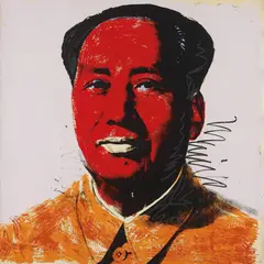 Mao by Andy Warhol, 1972, Screenprint in colours, on Beckett High White paper, the full sheet,, sold Jan 2015