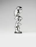 Tony Cragg, Point of View, 2013, Porcelain with chrome glaze, mounted to ceramic base (as issued),