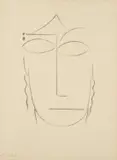 Alexej Jawlensky, Kopf II, from Köpfe, 1922, Lithograph, on Japanese paper, with full margins,