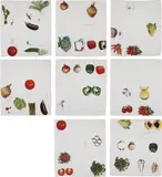 Jim Dine, Vegetables, 1970, The complete set of eight lithographs with collage in colours, on Hodgkinson handmade paper, the full sheets, with title page and colophon,