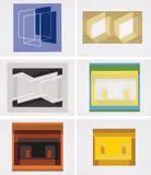 Formulation Articulation I and II by Josef Albers, 1972, The complete set of 127 screenprints in colours, on 66 sheets of wove paper, each folded (as issued), with full margins,, sold Jan 2015
