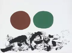 Flurry by Adolph Gottlieb, 1967, Screenprint in colours, on wove paper, with full margins,, sold Jan 2015