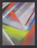 Tauba Auerbach, Untitled, 2011, Screenprint in colours, on black wove paper, with full margins,