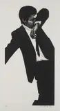 Robert Longo, Mark, from Men in the Cities, 1983, Lithograph, on Arches paper, with full margins,