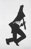 Robert Longo, Frank, from Men in the Cities, 1993, Lithograph, on Arches paper, with full margins,