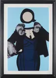 Maria. (2) by Julian Opie, 2011, Inkjet print in colours on Epson Premium Semigloss Photo paper, dry-mounted to aluminium (as issued), with full margins,, sold Jan 2015