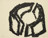Richard Serra, Intersection, 1994, Etching with aquatint, on Somerset textured paper, with full margins,